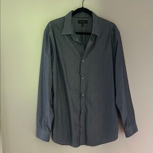 Banana Republic Slim Fit Blue Pattern Shirt XL